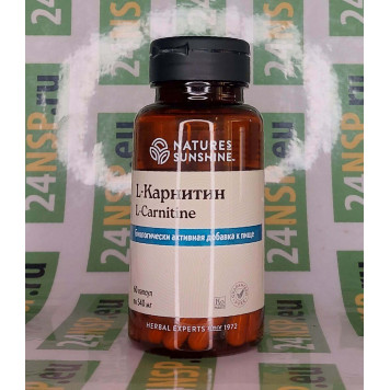 L-карнитин - производство США Nature's Sunshine Products (NSP) со скидкой 30% только в Клубе NSP! L-карнитин NSP, артикул 23065