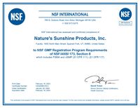 NSF International Certificate 2023